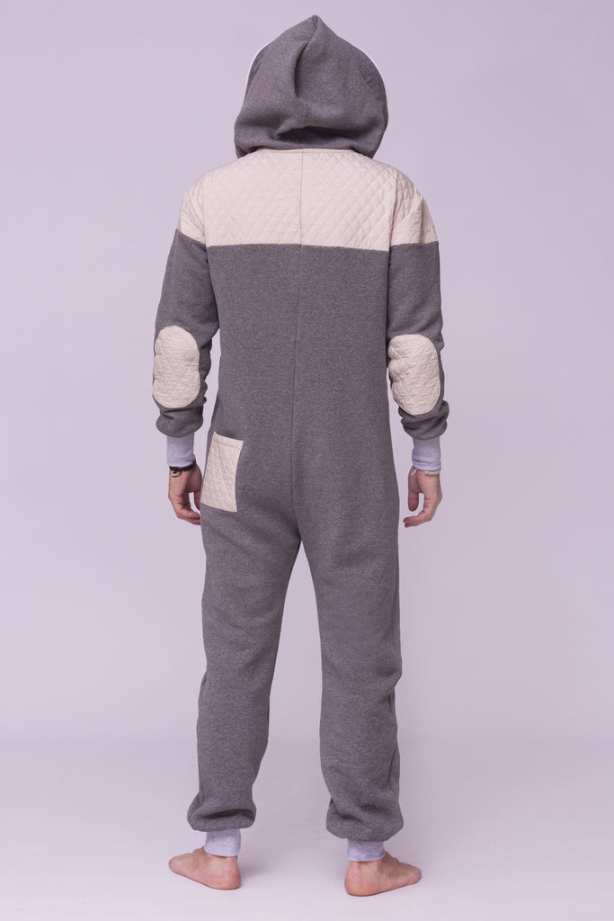 grey men onesie